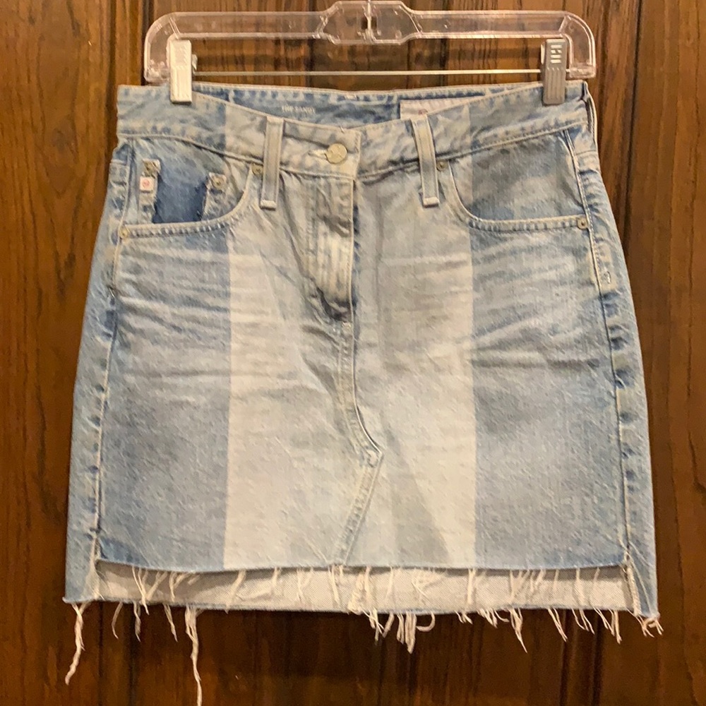 THE SANDY Denim Mini Skirt